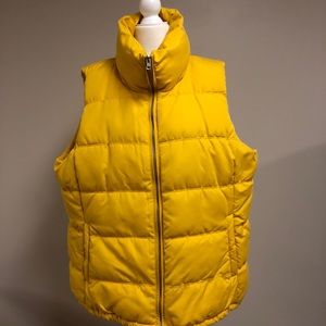 Gold Old Navy puffer vest